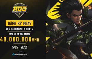 AOG – Community Cup 2 chính thức ra mắt với tổng giải thưởng lên tới 40 triệu Đồng
