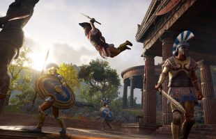 Assassin’s Creed Odyssey cho bạn thuần hóa sói, có thể nhảy Leap of Faith ở bất cứ đâu