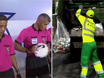 Không thể tin nổi: Trọng tài World Cup 2018 làm công nhân dọn rác suốt 25 năm để kiếm sống