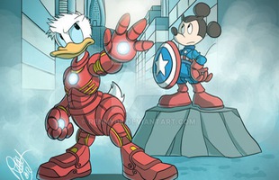 Lạ lẫm với hình ảnh các nhân vật hoạt hình đình đám hóa thân thành các siêu anh hùng của Marvel