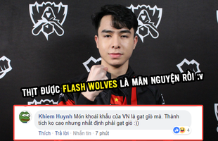 Cộng đồng LMHT Việt vui sướng khi Phong Vũ Buffalo 'gạt giò' thành công Flash Wolves