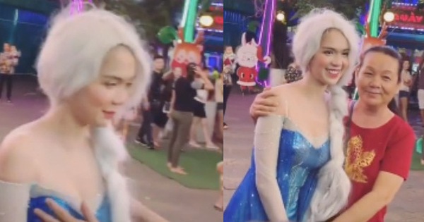 Hoá Elsa gây chú ý giữa phố, Ngọc Trinh bất ngờ bị khán giả nữ chạm tay vào vòng một!