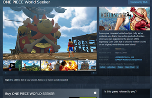 Hướng dẫn đổi IP để tải và chơi One Piece: World Seeker trên Steam tại VIệt Nam