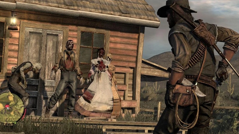 GTA phiên bản cao bồi xuất hiện Zombie, game thủ chuẩn bị quẩy giữa đàn xác sống?