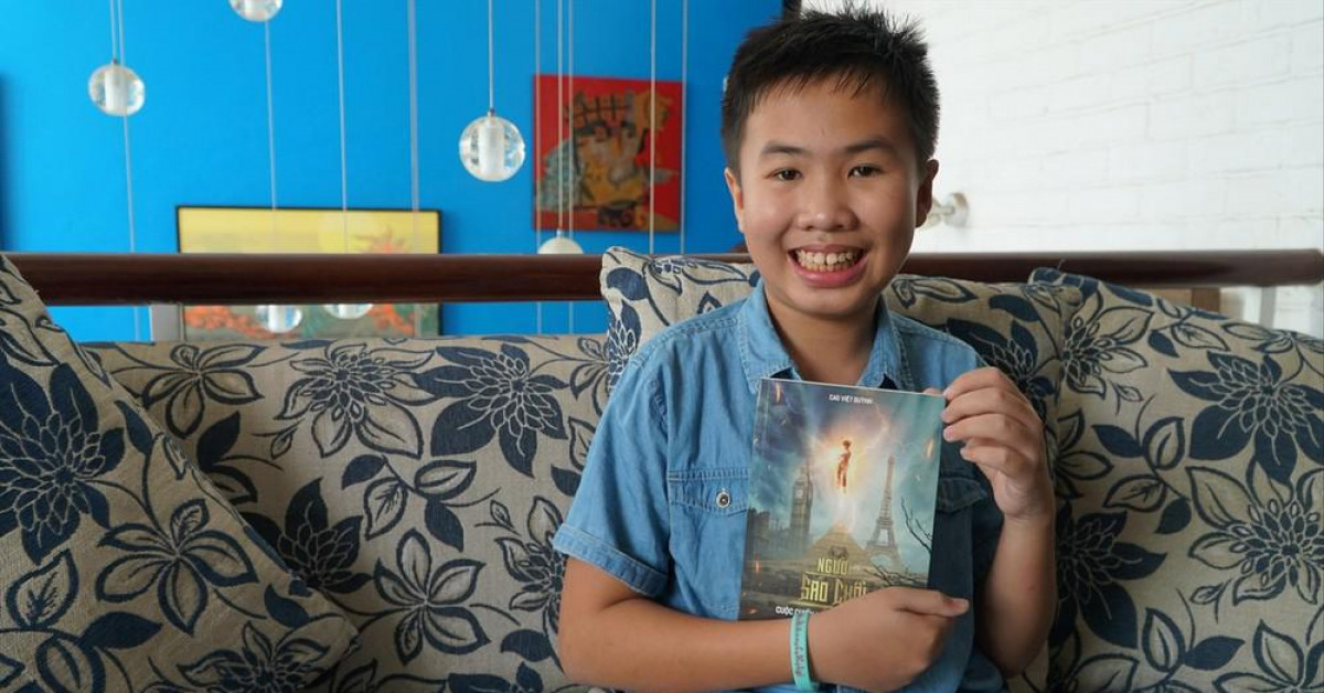 Cậu bé Việt 12 tuổi ra tiểu thuyết giả tưởng