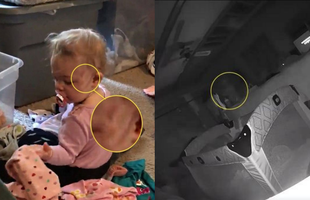 Chuyện kì bí: Phụ huynh kinh hoàng khi phát hiện ra con gái mình bị ma cào qua camera