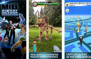 MIB: Global Invasion - Game mobile thực tế ảo với chủ đề săn bắt quái vật ngoài hành tinh