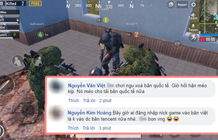 Game thủ PUBG Mobile Việt náo loạn vì lỡ chơi bản VNG là 'nghỉ khỏe' tài khoản quốc tế