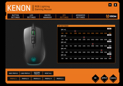 Trên tay chuột chiến game Kenon của Krom Gaming: Led RGB, build tốt, driver chuyên sâu, giá dưới 500k