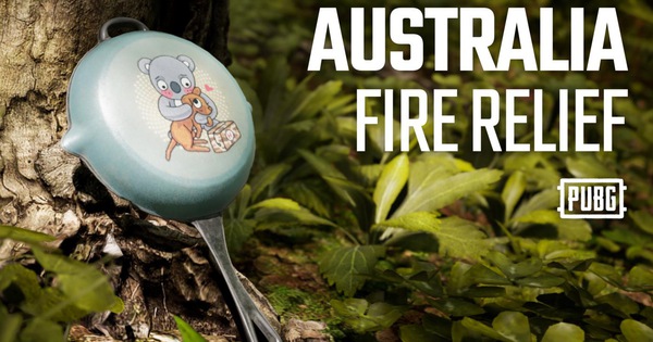 PUBG Corp gây quỹ hỗ trợ khắc phục hậu quả cháy rừng tại Australia với skin chảo Koala cực dễ thương