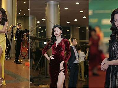 Dàn sao Việt thi nhau diện váy xẻ đầm xòe tham dự giải Cống Hiến 2018