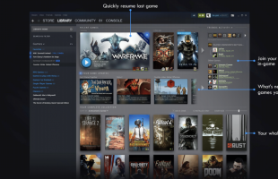 Valve hé lộ giao diện mới cực ấn tượng dành cho mục Thư Viện của Steam