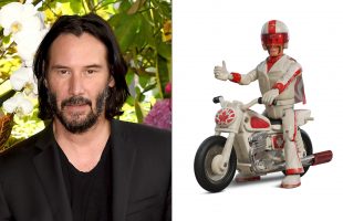 Sát thủ “giải nghệ” Keanu Reeves đổi nghề làm siêu sao đóng thế Duke Caboom trong phim hoạt hình Toy Story 4