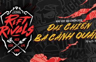 Tách khỏi Wildcard, các đội tuyển LMHT VN sẽ cùng Đài Loan đối đầu với Trung Quốc và Hàn Quốc tại Rift Rivals 2019