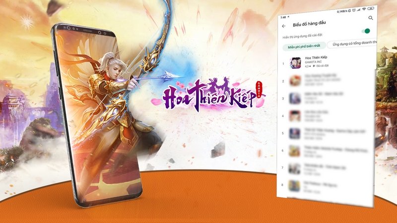 Hoa Thiên Kiếp đứng Top làng game Việt sau chưa đầy một tuần ra mắt