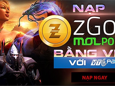 [HOT] Nạp zGold-MOLPoints và mua hàng ngàn game quốc tế bằng VND với VTC Pay