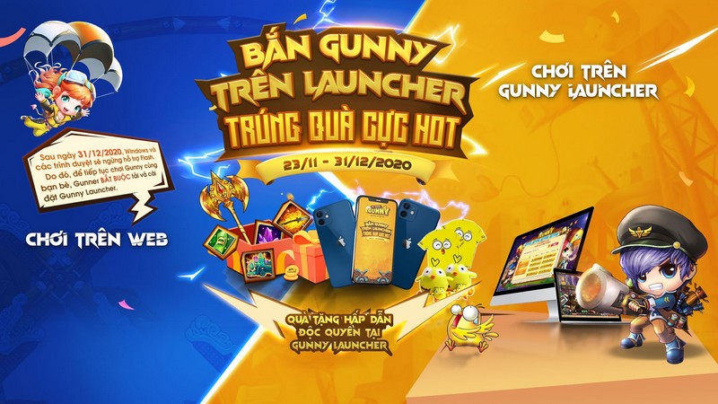 Gunny PC tổ chức sự kiện “khủng” với tổng giá trị giải thưởng lên đến 100 triệu đồng
