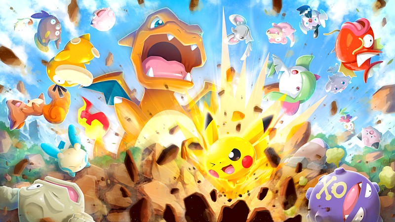 Tải ngay Pokemon Rumble Rush - Chiến Pokemon đã tay đã mắt trên Mobile