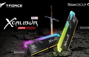 RAM T-FORCE XCALIBUR: Bộ RAM thánh kiếm đem đến sức mạnh kinh hoàng cho game thủ