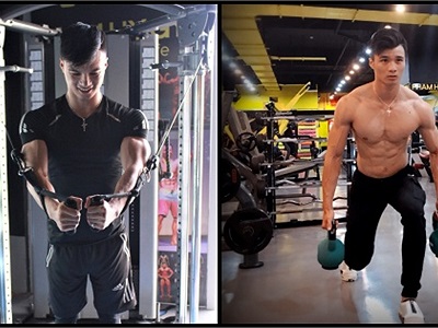 7 năm khổ luyện gym giúp chàng trai Sài Gòn sở hữu cao 1,81m và body chuẩn 6 múi khiến chị em điêu đứng