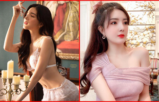 Hot girl Nguyễn Thị Lượm mặc nội y trắng, đắp ren trong suốt phô diễn trọn vẹn thân hình nuột nà