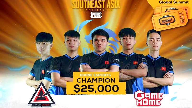 Divine Esports vô địch PUBG Đông Nam Á, rạng danh Esports Việt Nam!