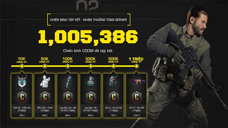 Hơn 1 triệu chiến binh FPS đã tập kết tại Call of Duty: Mobile VN