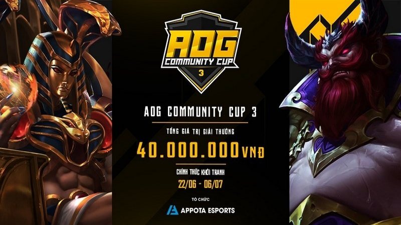 AOG – Community Cup 3 công bố danh sách bảng đấu khiến game thủ háo hức chờ đợi