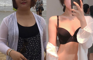 Hành trình lột xác sau khi giảm 28kg của cô gái ''đánh mất cả thanh xuân vì béo''