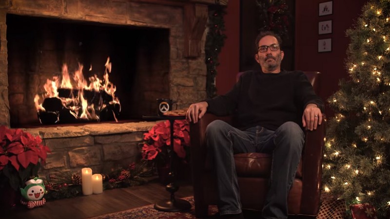 Màn chúc Giáng Sinh có 1-0-2 của cha đẻ Overwatch: Chỉ ngồi im trước lò sưởi livestream suốt 8 tiếng