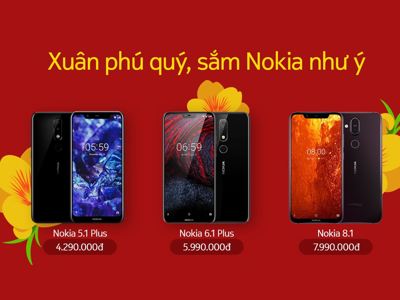 Sắm Nokia đón Tết với nhiều khuyến mãi hấp dẫn