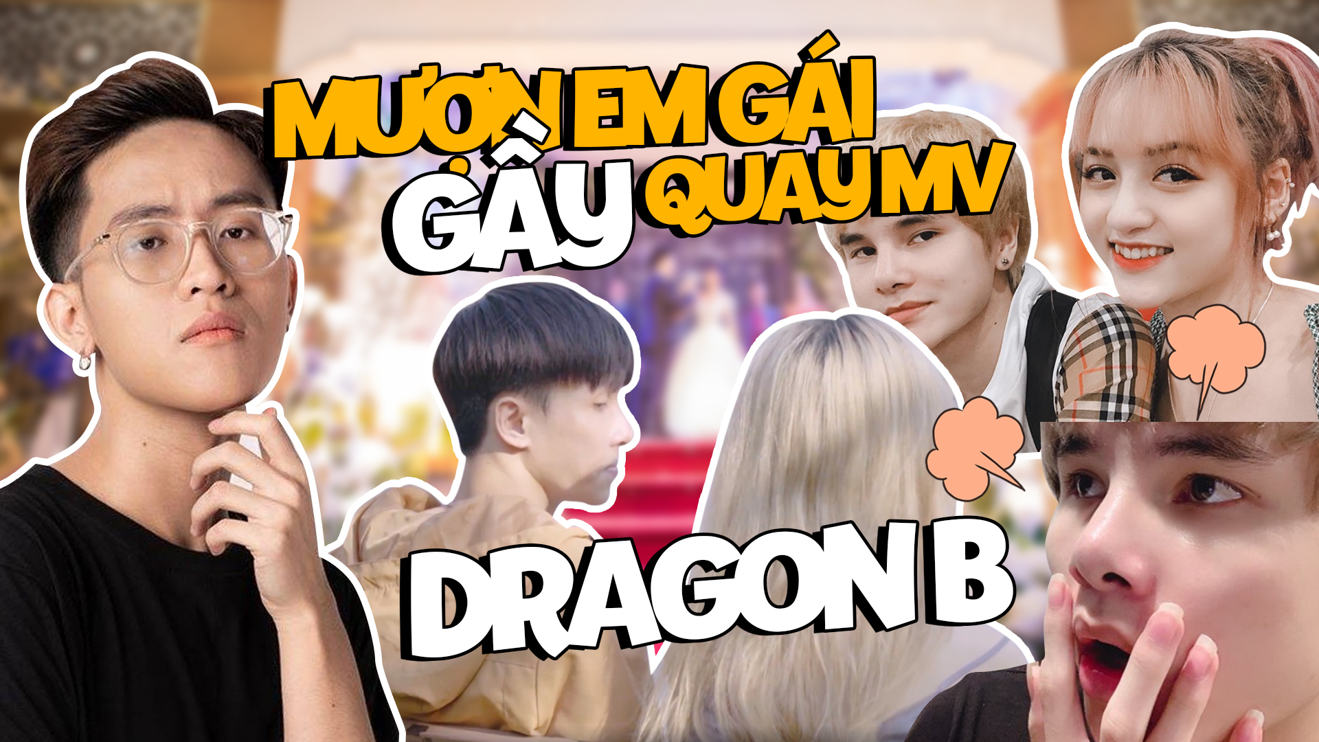 Dragon B 'tình tứ' với em gái Gầy Best Leesin trong MV cover mới