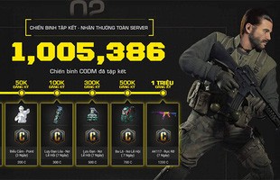 Call of Duty: Mobile VN vượt mốc 1 triệu đăng ký tải game trước ra mắt