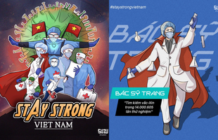 Ấn tượng với loạt tranh các bác sĩ Việt hóa thân thành anh hùng Marvel chống lại dịch bệnh