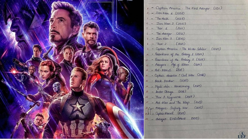 Fan cuồng Marvel soạn hẳn 'đề cương' 22 phần phim để ôn bài trước khi đi xem Endgame