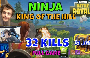 [Video] Giết 32 người để về nhất, streamer Ninja chứng tỏ mình là game thủ số 1 thế giới