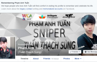 YouTuber Tuấn Thạch Sùng bất ngờ bị “Tưởng nhớ” trên Facebook