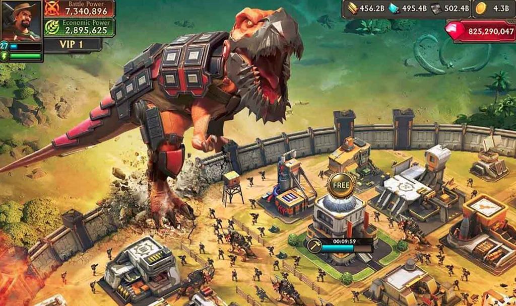 Dino War: Rise of the Beast – tựa game chiến thuật với dàn lính khủng long cực độc