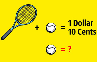 Câu đố đơn giản nhưng 99% mọi người trả lời sai: Quả bóng có giá bao nhiêu xu?