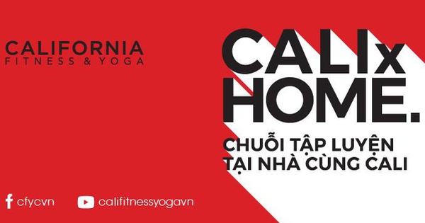 California Fitness & Yoga hướng dẫn tập tại nhà với loạt clip CALI x Home Series