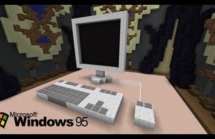 Bản Mod cho phép khởi động PC Windows 95 bên trong Minecraft, chơi được cả Doom