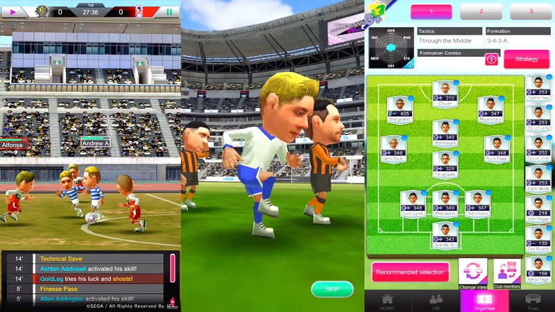 SEGA Pocket Club Manager - Quản lý bóng đá với Game Mobile khủng của SEGA