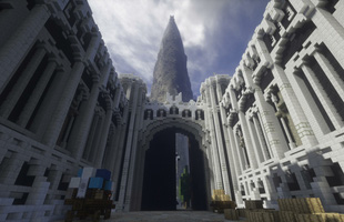 Bỏ 10 năm xây cả thế giới Chúa Nhẫn trong Minecraft, dùng Ray Tracing càng thêm đẹp mê hồn