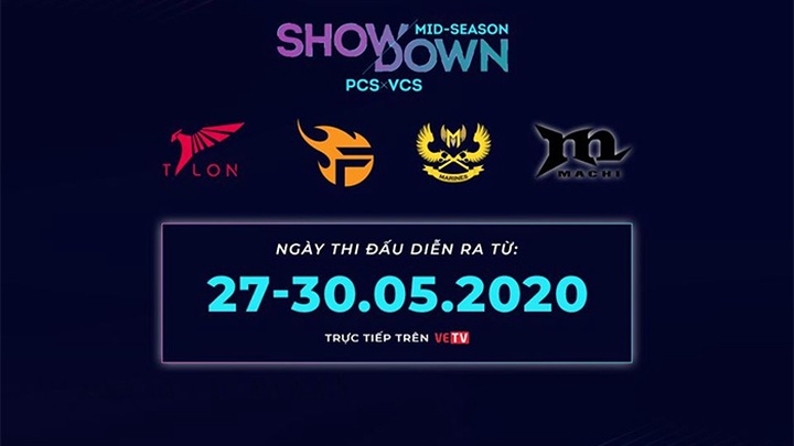 Trực tiếp Mid Season Showdown 2020 PCSxVCS ngày 2 (28/5)
