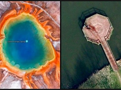 18 hình ảnh gây xôn xao dư luận một thời do Google Earth chụp lại