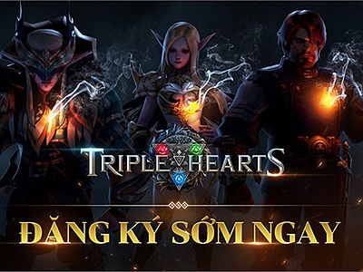 Triple Hearts - Game đối kháng chiến thuật hấp dẫn chính thức có mặt tại Việt Nam
