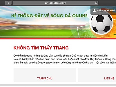 Fan hí hửng lên mạng mua vé trận bán kết thì cả 4 trang web bán vé AFF Cup 2018 cùng sập