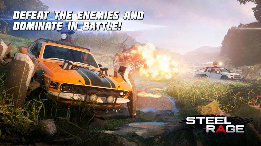 Steel Rage tựa game đua xe bắn súng hậu tận thế cực thú vị