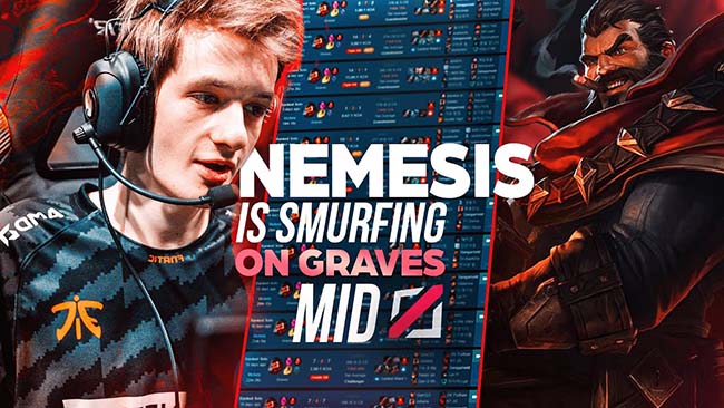 LMHT: Đột phá meta với bài dị Graves Đường Giữa của Nemesis