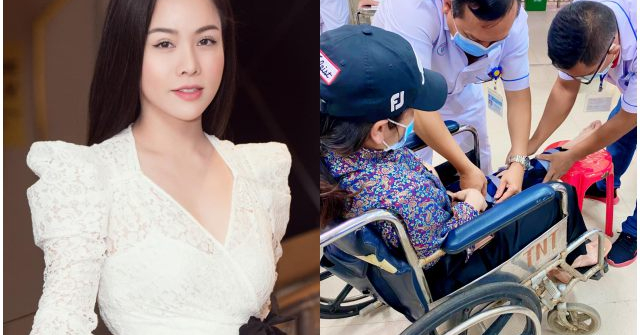 Nhật Kim Anh ngã rách dây chằng, phải ngồi xe lăn khiến fan lo lắng